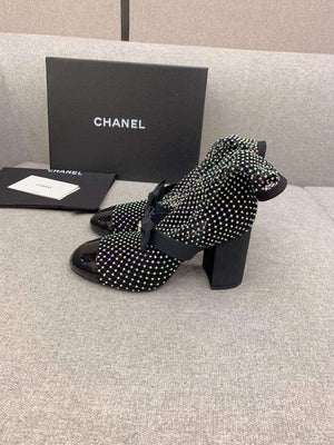 Chanel Women's Fashion Mesh Socks Shoes C92316 - US 4=Euro 35 - View 3
