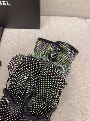 Chanel Women's Fashion Mesh Socks Shoes C92318 - US 4=Euro 35 - View 6