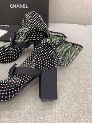 Chanel Women's Fashion Mesh Socks Shoes C92318 - US 4=Euro 35 - View 7