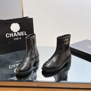 Chanel Women's Fashion Shoes Short Boots C92402 - US 4=Euro 35 - View 2