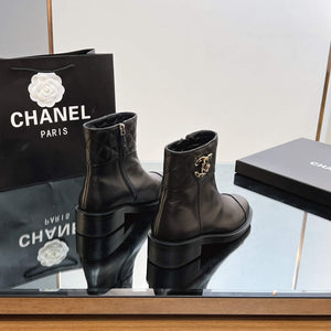 Chanel Women's Fashion Shoes Short Boots C92402 - US 4=Euro 35 - View 4