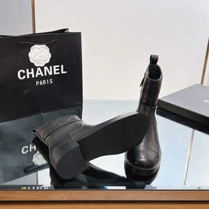 Chanel Women's Fashion Shoes Short Boots C92403 - US 4=Euro 35 - View 5