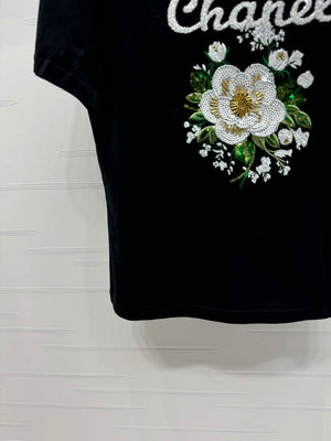Chanel Women's Fashion T-shirt C81002 - S / Black - View 5