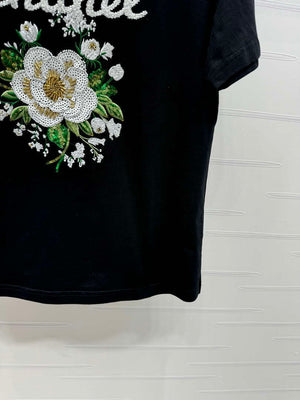 Chanel Women's Fashion T-shirt C81002 - S / Black - View 6