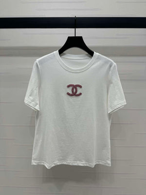 Chanel Women's Fashion T-shirt C81004 - S / White - View 1
