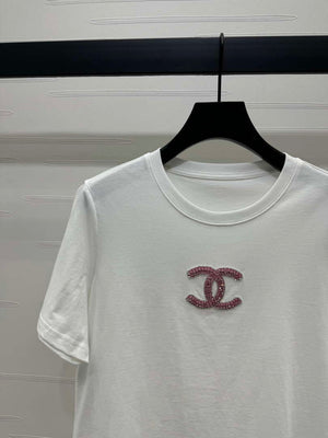 Chanel Women's Fashion T-shirt C81004 - S / White - View 4