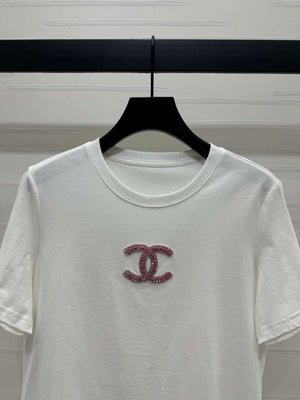 Chanel Women's Fashion T-shirt C81004 - S / White - View 5