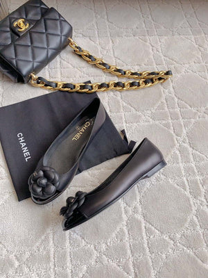 Chanel Women's G31318 Camellia shoes Lambskin CC91008 - Euro 35=US 4 - View 3