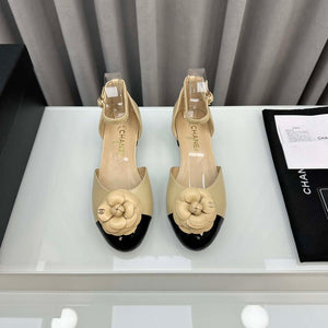 Chanel Women's G31318 Camellia shoes Lambskin Sandals Shoes CC91002 - Euro 35=US 4 - View 1