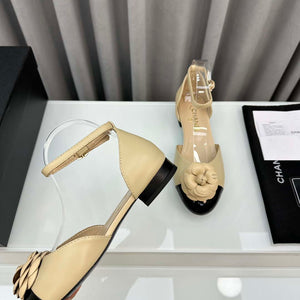 Chanel Women's G31318 Camellia shoes Lambskin Sandals Shoes CC91002 - Euro 35=US 4 - View 4