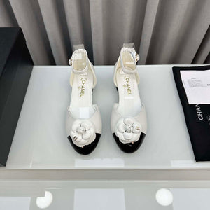 Chanel Women's G31318 Camellia shoes Lambskin Sandals Shoes CC91004 - Euro 35=US 4 - View 1