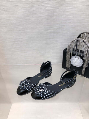 Chanel Women's G31318 Camellia shoes Lambskin Sandals Shoes CC91005 - Euro 35=US 4 - View 3