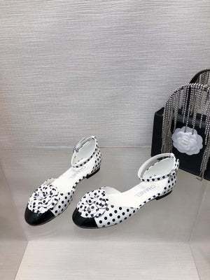 Chanel Women's G31318 Camellia shoes Lambskin Sandals Shoes CC91006 - Euro 35=US 4 - View 2