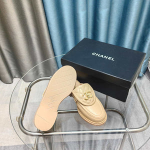 Chanel Women's G45474 Classic Flap Diamond Half Slipper Loafers Moccasins Lambskin C90413 - 35 - View 9