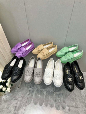Chanel Women's G45474 Fashion Loafers Moccasins Lambskin C90400 - 34 - View 2