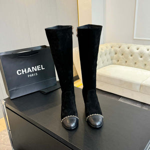 Chanel Women's G45977 Fashion High Boots Calfskin C92422 - US 4=Euro 35 - View 1