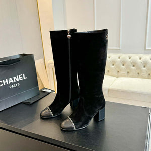 Chanel Women's G45977 Fashion High Boots Calfskin C92422 - US 4=Euro 35 - View 3