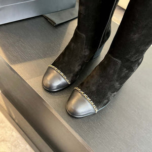 Chanel Women's G45977 Fashion High Boots Calfskin C92422 - US 4=Euro 35 - View 6