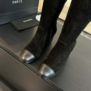 Chanel Women's G45977 Fashion High Boots Calfskin C92428 - US 4=Euro 35 - View 7