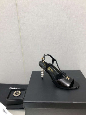 Chanel Women's High Heel Sandals C91600 - 35 - View 4