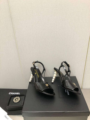 Chanel Women's High Heel Sandals C91600 - 35 - View 5