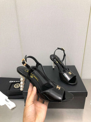 Chanel Women's High Heel Sandals C91600 - 35 - View 8
