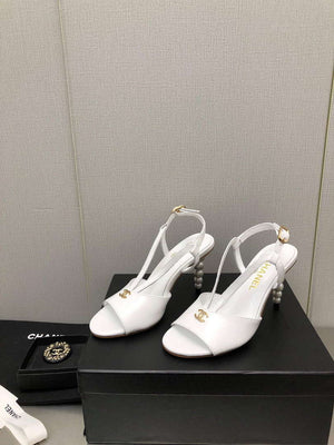 Chanel Women's High Heel Sandals C91601 - 35 - View 7