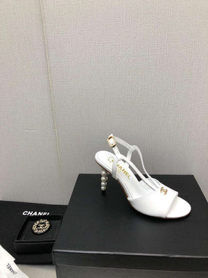 Chanel Women's High Heel Sandals C91601 - 35 - View 8