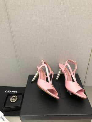 Chanel Women's High Heel Sandals C91602 - 35 - View 6