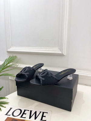 Chanel Women's Mesh openwork Shoes Heel Height 4.5cm C93328 - Euro 35=US 4 - View 4
