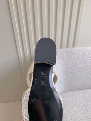 Chanel Women's New Mesh Slippers Fashion Shoes C93448 - Euro 35=US 4 - View 9