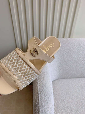 Chanel Women's New Mesh Slippers Fashion Shoes C93449 - Euro 35=US 4 - View 7