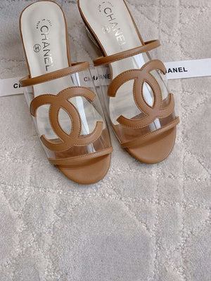 Chanel Women's New Transparent Slippers Fashion Shoes C93446 - Euro 35=US 4 - View 5