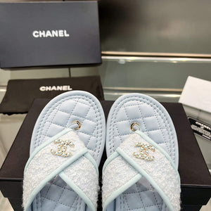 Chanel Women's Rhombus Slippers C91603 - 35 - View 7