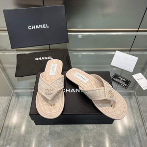 Chanel Women's Rhombus Slippers C91605 - 35 - View 2