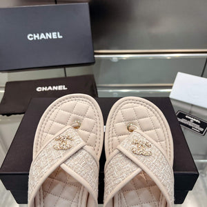 Chanel Women's Rhombus Slippers C91605 - 35 - View 8