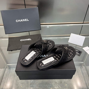 Chanel Women's Rhombus Slippers C91606 - 35 - View 5
