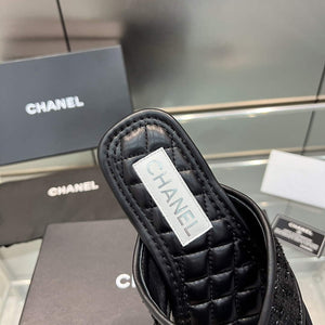 Chanel Women's Rhombus Slippers C91606 - 35 - View 7