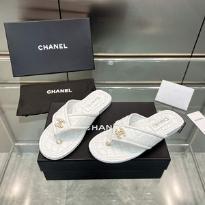 Chanel Women's Rhombus Slippers C91608 - 35 - View 4