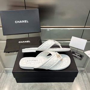 Chanel Women's Rhombus Slippers C91608 - 35 - View 8