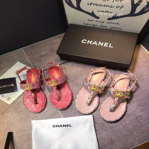 Chanel Women's Sandals Chanel Slippers Lambskin C90146 - 35 - View 8