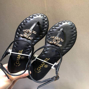 Chanel Women's Sandals Chanel Slippers Lambskin C90156 - 35 - View 4