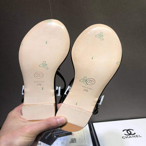 Chanel Women's Sandals Chanel Slippers Lambskin C90156 - 35 - View 8