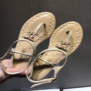 Chanel Women's Sandals Chanel Slippers Lambskin C90157 - 35 - View 2