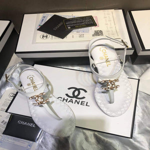 Chanel Women's Sandals Chanel Slippers Lambskin C90159 - 35 - View 2
