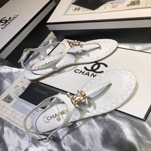 Chanel Women's Sandals Chanel Slippers Lambskin C90159 - 35 - View 4