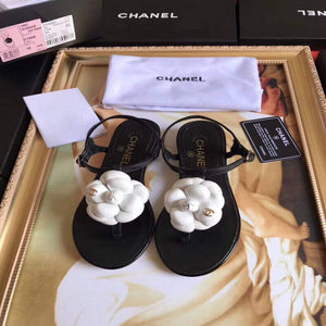 Chanel Women's Sandals Chanel Slippers Lambskin C90163 - 35 - View 1