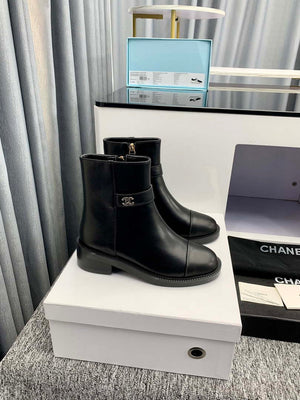 Chanel Women's Shoes Ankle Boots 189727 - 35 - View 8