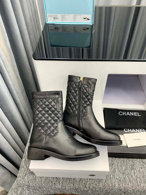 Chanel Women's Shoes Ankle Boots 189728 - 35 - View 8