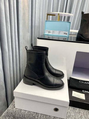 Chanel Women's Shoes Ankle Boots 189741 - 35 - View 7